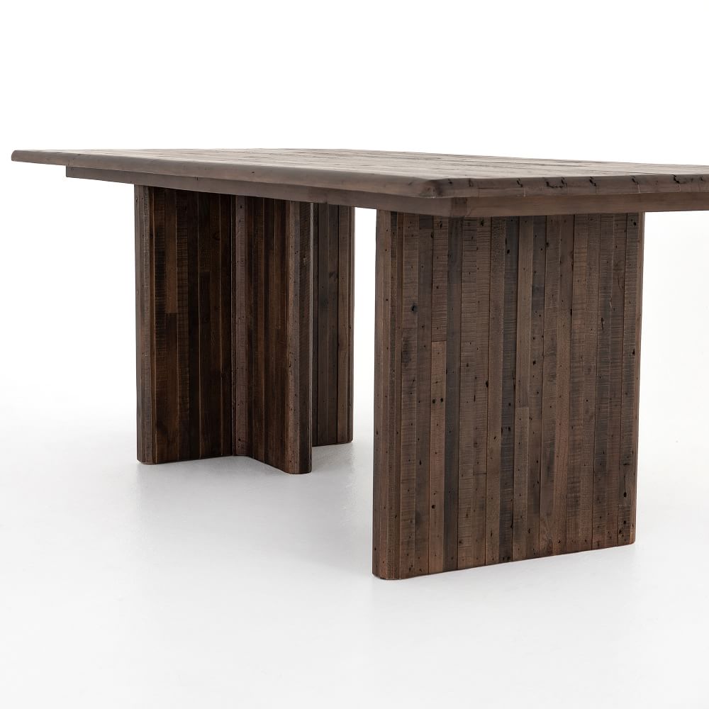Mixed Reclaimed Wood Dining Table thumbnail 2