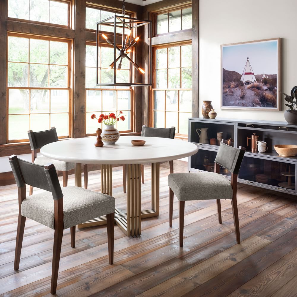 Leather Backed Dining Chair thumbnail 5