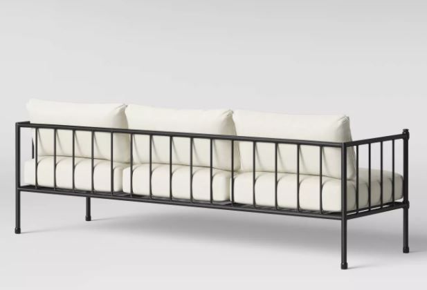 Fernhill Metal Patio Sofa Linen thumbnail 3