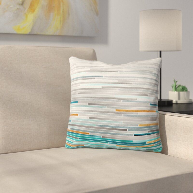 Indoor Outdoor Throw Pillow thumbnail 2