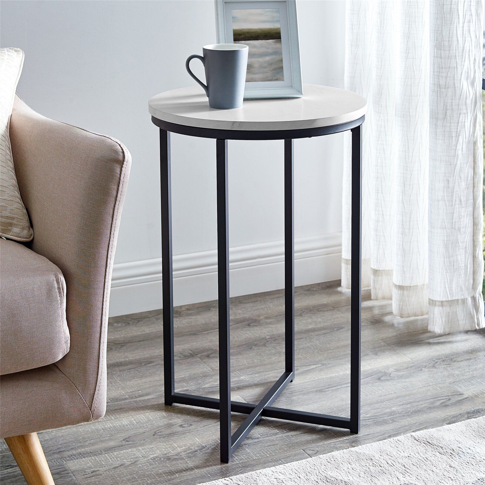 Wasser Cross Legs End Table thumbnail 5