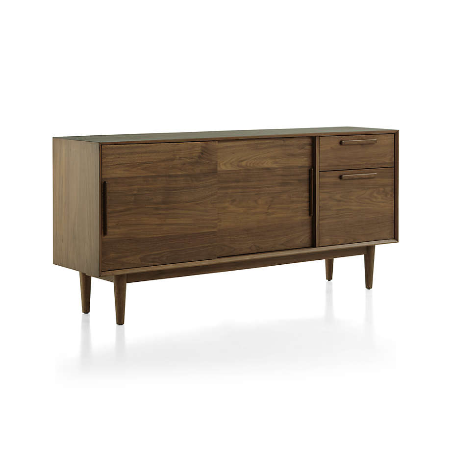 Tate Walnut CredenzaMedia Console thumbnail 2