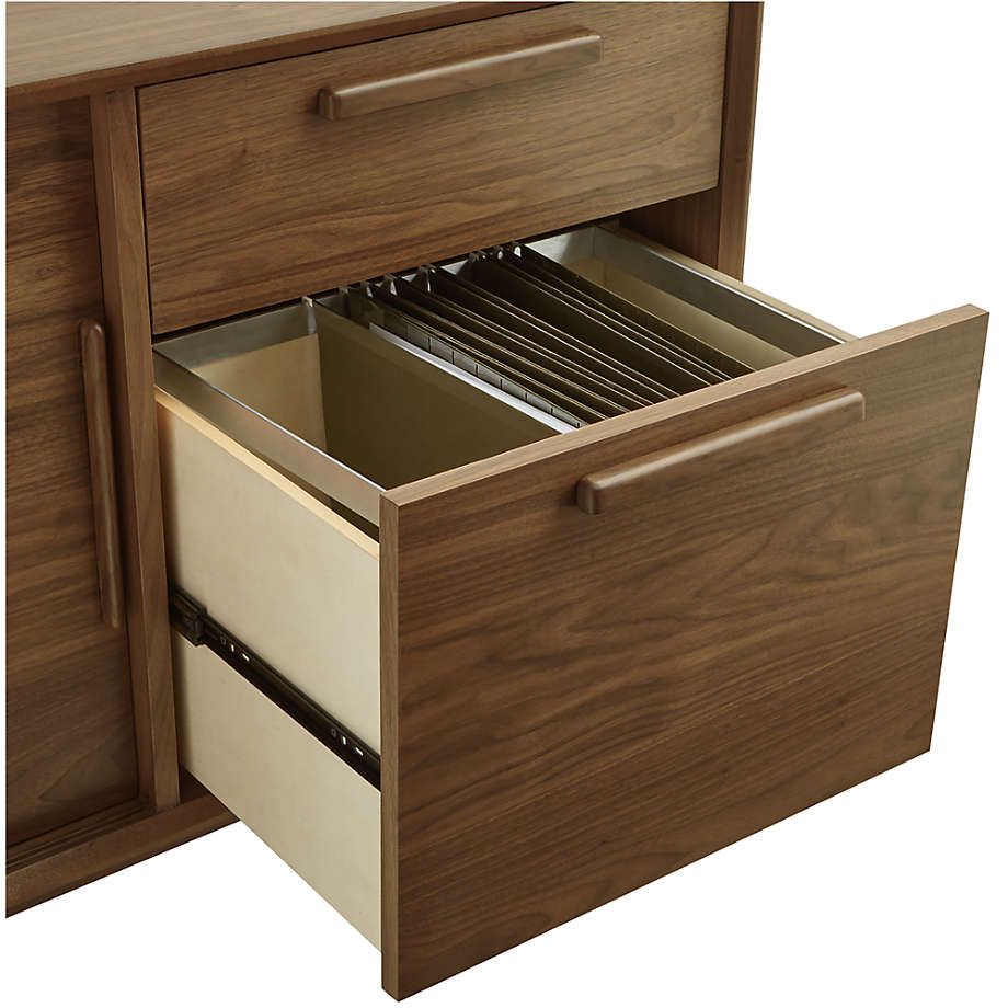Tate Walnut CredenzaMedia Console thumbnail 6