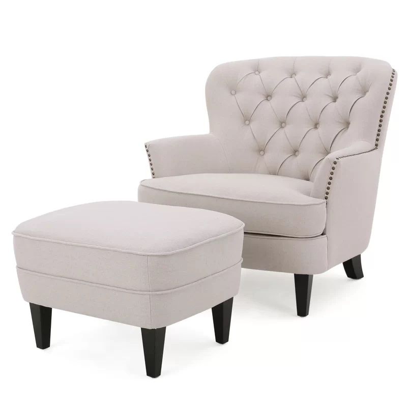 Heywood Tufted Polyester Armchair thumbnail 3