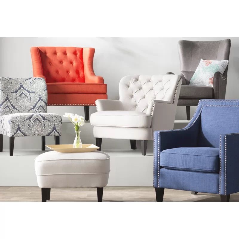 Heywood Tufted Polyester Armchair thumbnail 4