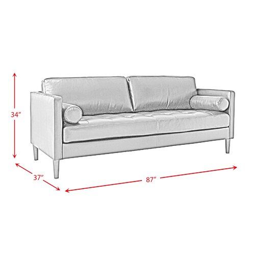Gillmore 3 Piece Genuine Leather Living Room Set thumbnail 6