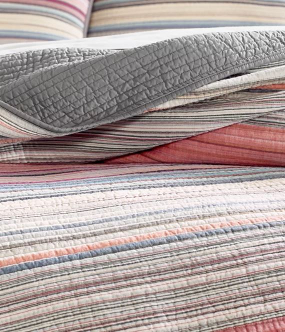 Rustic Yarn Dyed Stripe Cotton TwinTwin XL Quilt thumbnail 3