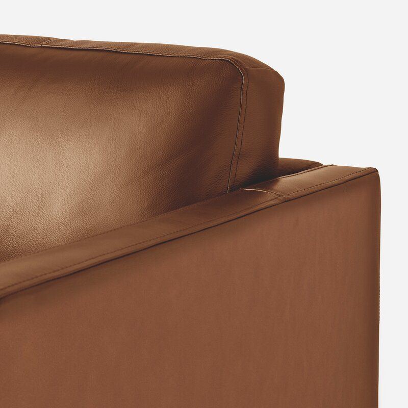 Gillmore 3 Piece Genuine Leather Living Room Set1 thumbnail 6