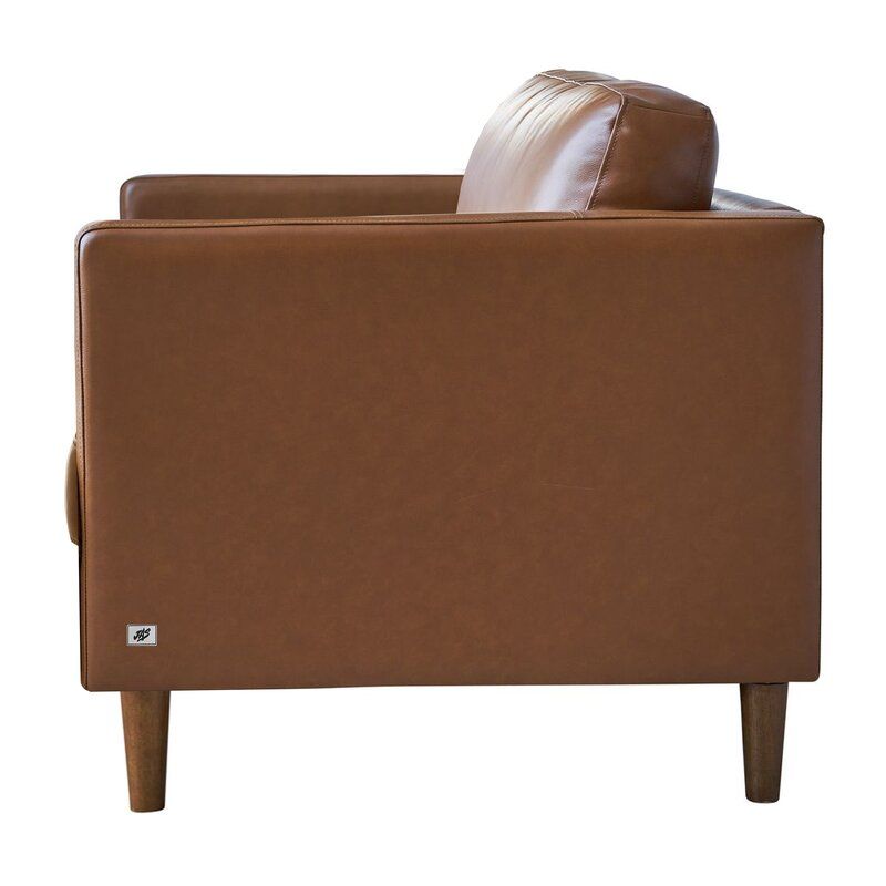 Gillmore 3 Piece Genuine Leather Living Room Set2 thumbnail 2