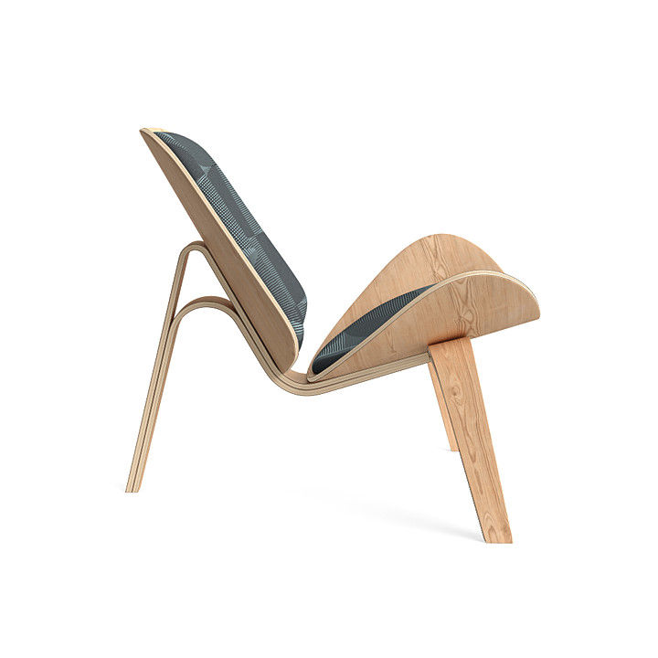 Latte Vita Lounge Chair in Blue Vision thumbnail 2