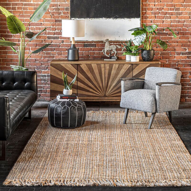 Charleigh Hand Woven Flatweave JuteSisal Natural Area Rug thumbnail 5