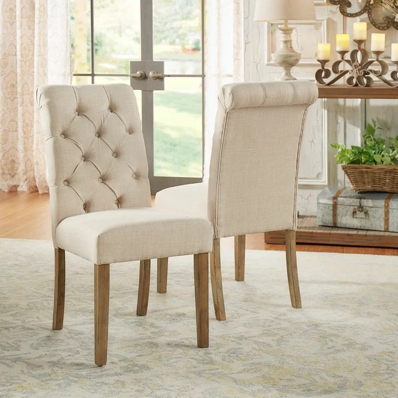 Ashcraft Tufted Upholstered Side Chair thumbnail 5