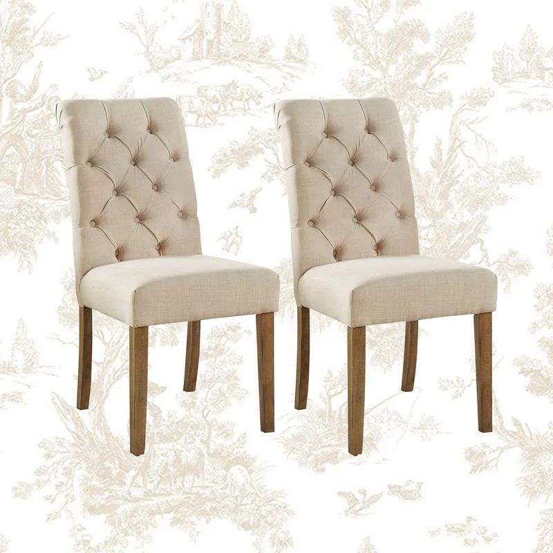 Ashcraft Tufted Upholstered Side Chair thumbnail 4