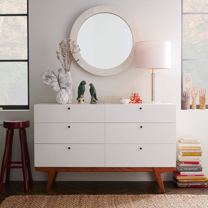 Modern 6 Drawer Dresser thumbnail 3