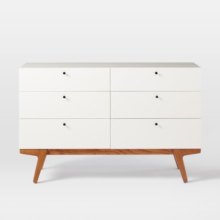 Modern 6 Drawer Dresser thumbnail 4