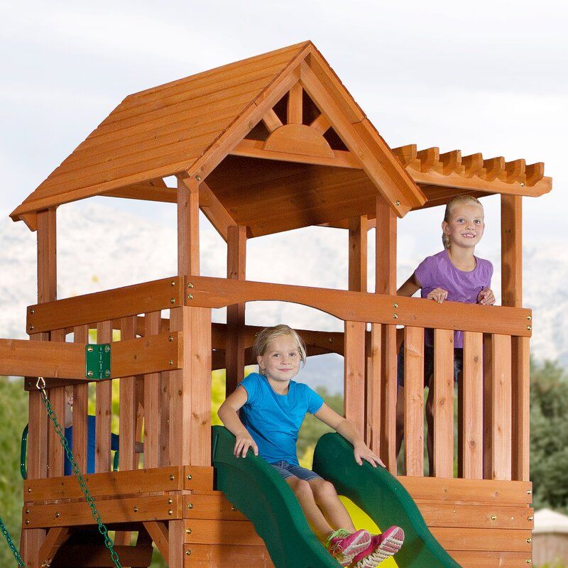 Thunder Ridge All Cedar Swing Set thumbnail 2