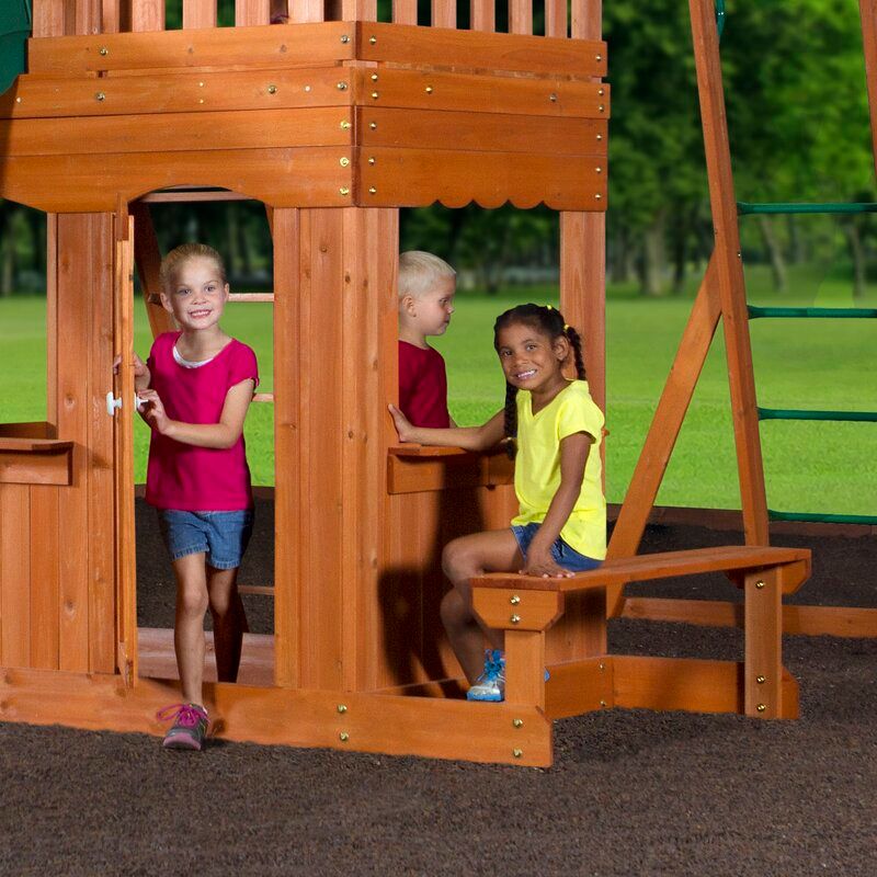 Thunder Ridge All Cedar Swing Set thumbnail 3