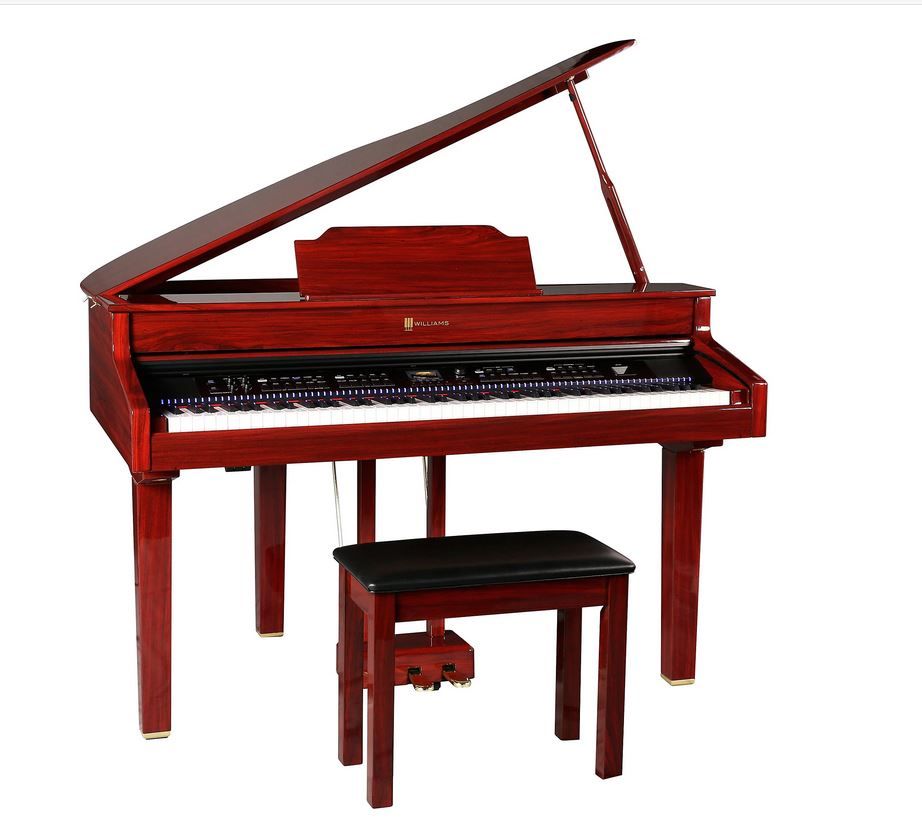 Williams Symphony Grand Digital Micro Grand Piano - Mahogany thumbnail 4