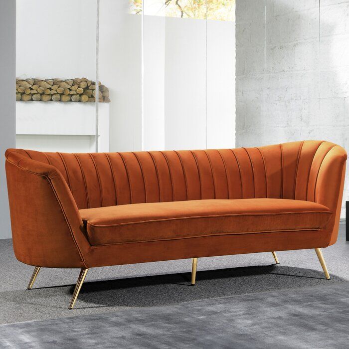 Oberyn Velvet Sofa thumbnail 2