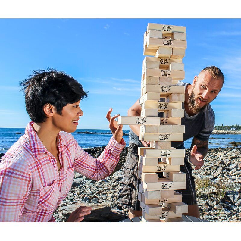 Jenga GIANT Hardwood Game thumbnail 3