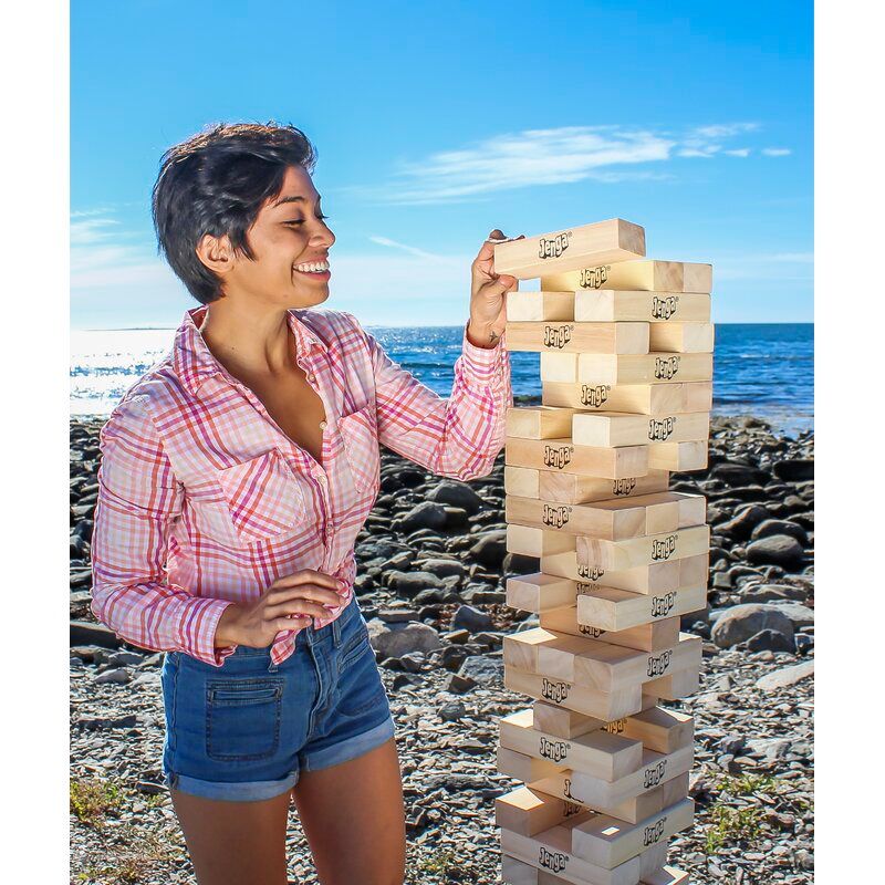 Jenga GIANT Hardwood Game thumbnail 6