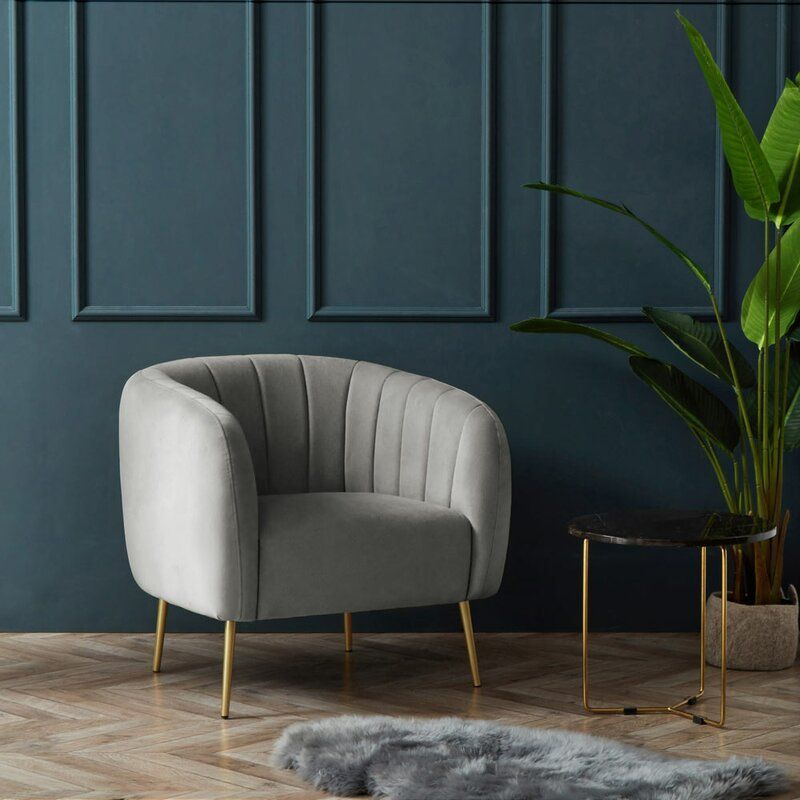 Indianola Modern Barrel Chair thumbnail 3