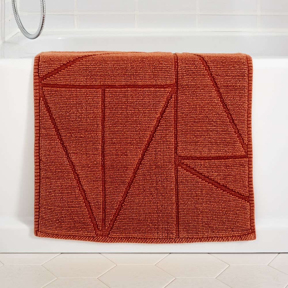 Organic Triangle Sculpted Bath Mat thumbnail 3