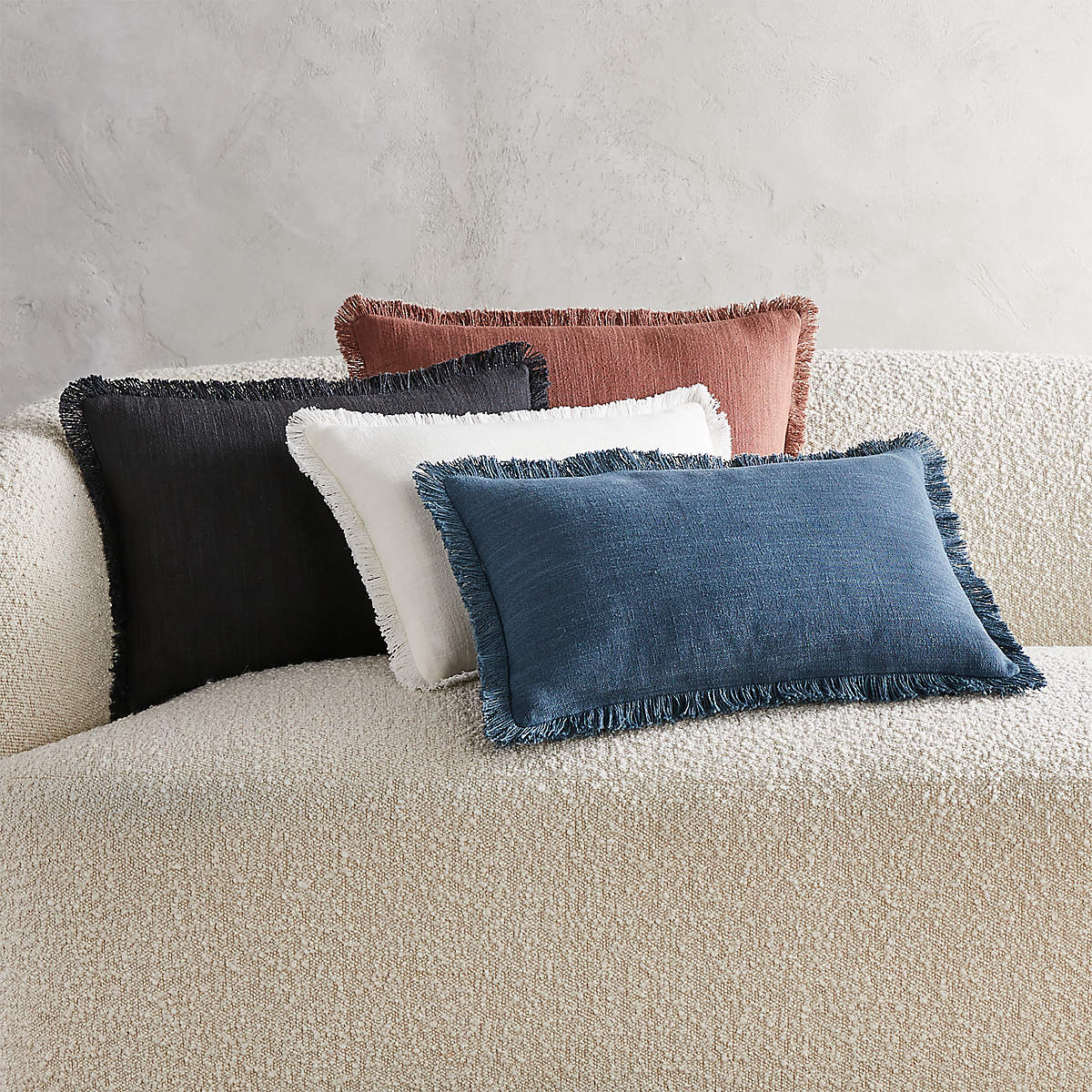 Eyelash Black Pillow With Insert-18"x12" thumbnail 3