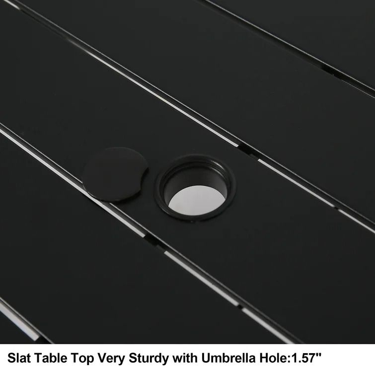 Hewson Metal Dining Table thumbnail 5