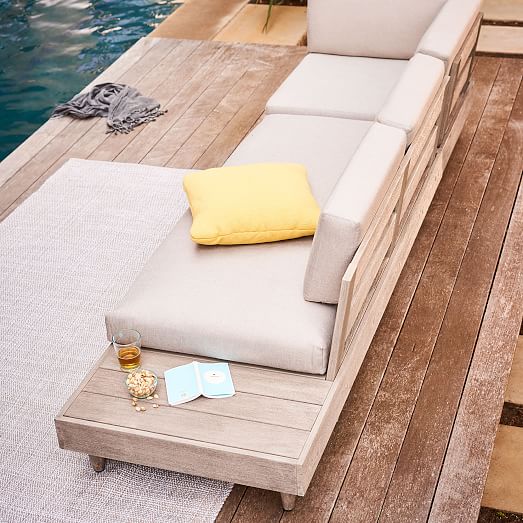 Portside Low Armless 2 Seater Sofa thumbnail 4
