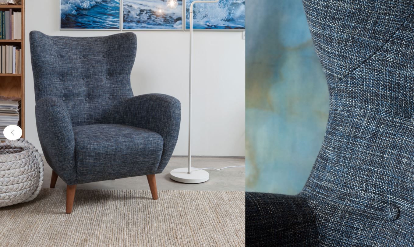 Mod Blue Berry Armchair thumbnail 8