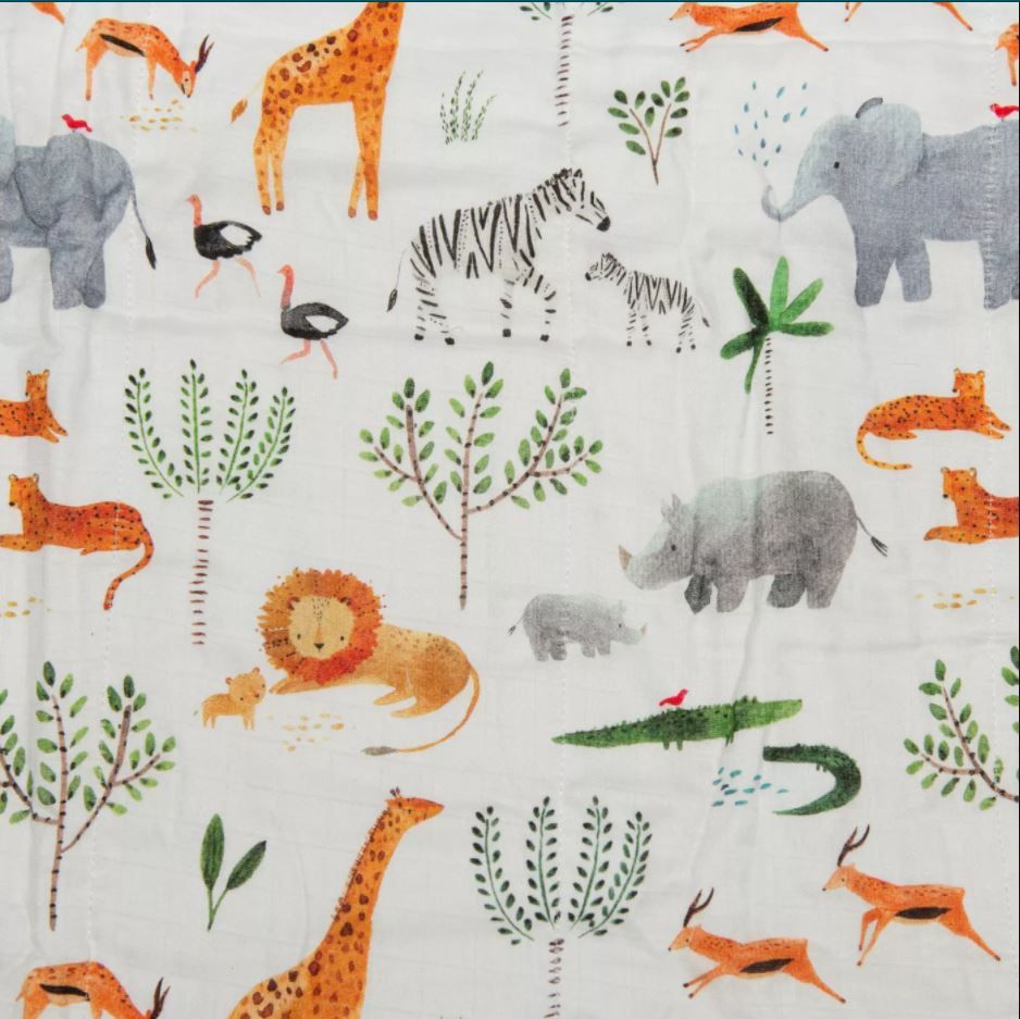 Loulou Lollipop Muslin Fitted Crib Sheet thumbnail 2