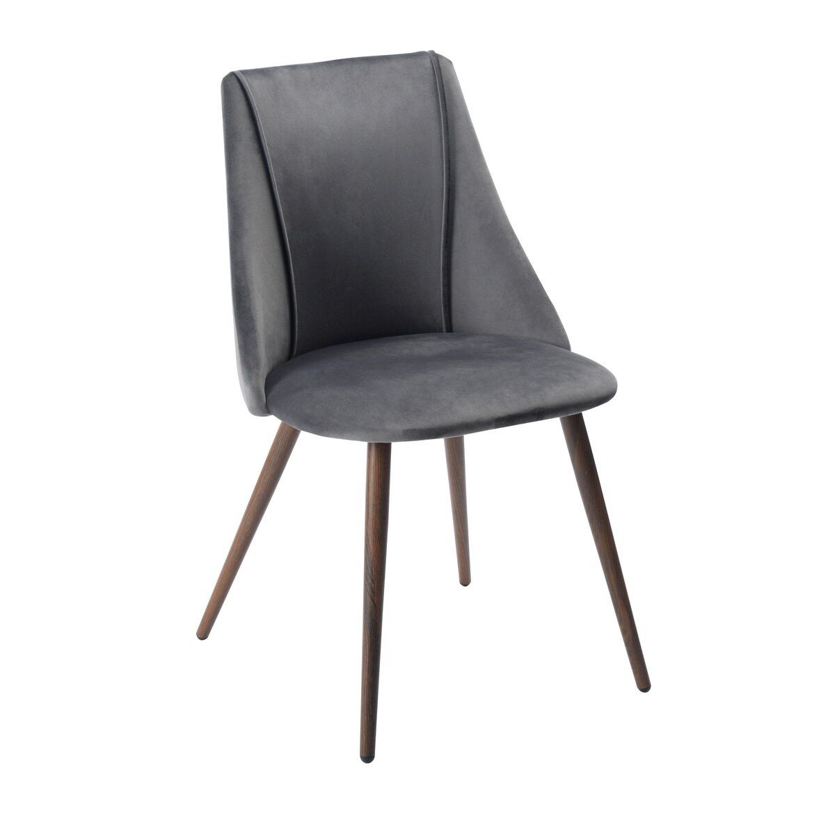 Kora Velvet Upholstered Side Chair thumbnail 2