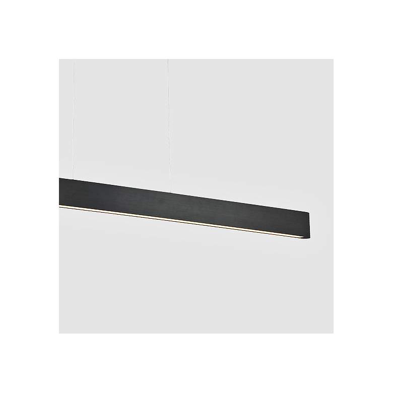 dweLED Volo Wide Black LED Linear Pendant thumbnail 2