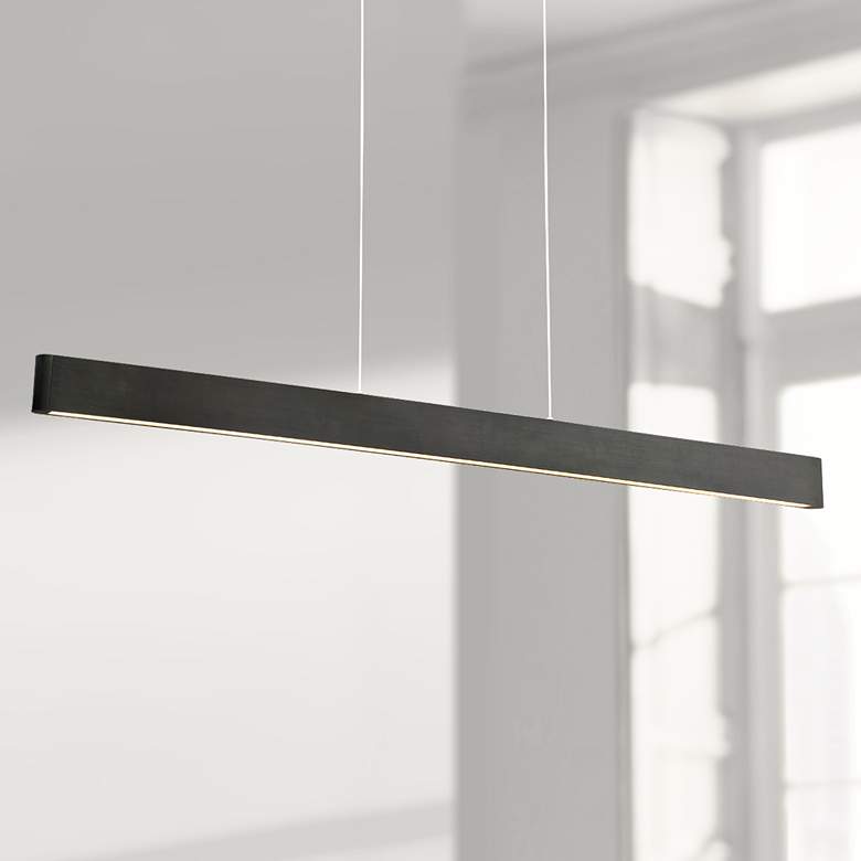 dweLED Volo Wide Black LED Linear Pendant thumbnail 3