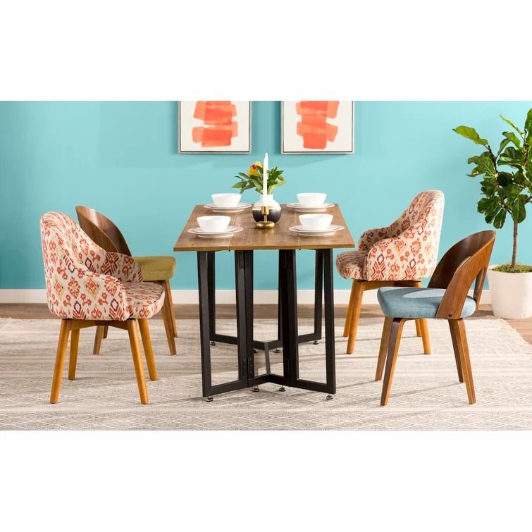 Adams Drop Leaf Trestle Dining Table thumbnail 2