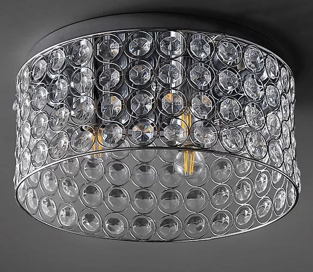 JONATHAN Y Ellen Light LED Flush Mount thumbnail 2