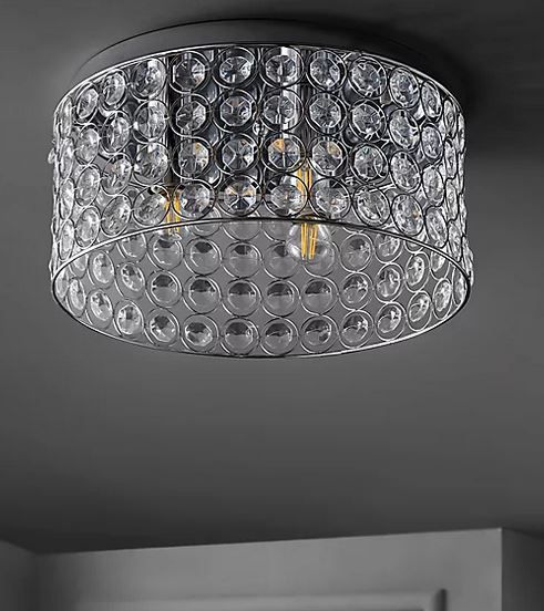 JONATHAN Y Ellen Light LED Flush Mount thumbnail 4