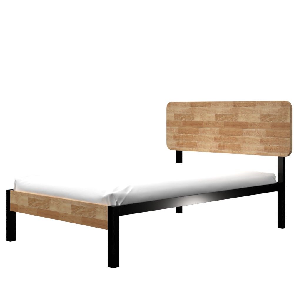 Light wood Zinus Olivia Metal and Wood Platform thumbnail 3