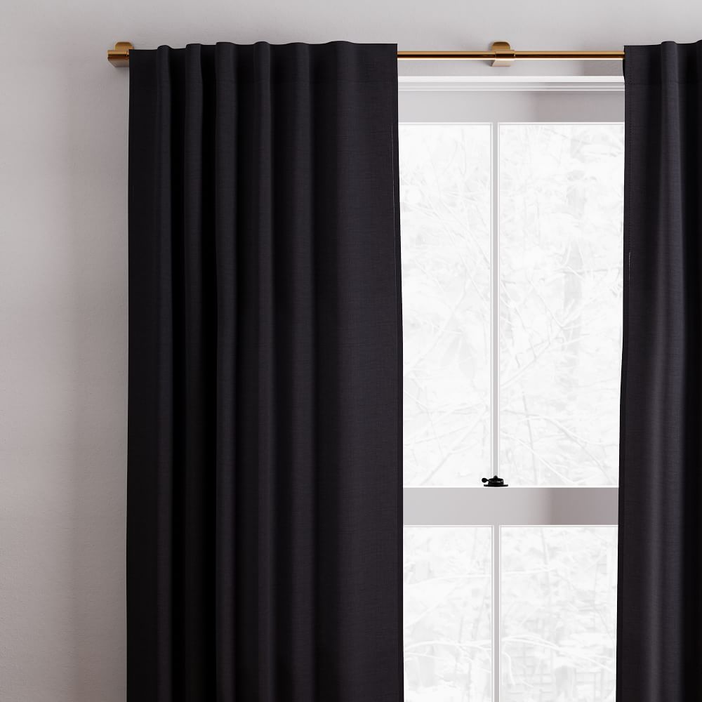Solid European Flax Linen Curtain thumbnail 3