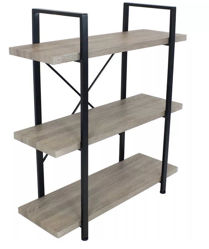 Tier Industrial Style Freestanding Open Shelf thumbnail 2