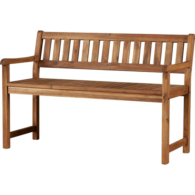 LENA WOODEN GARDEN BENCH thumbnail 3