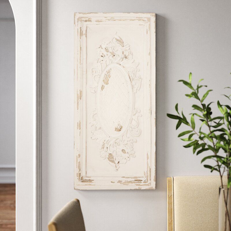 Rustic Distressed Floral Wall Decor thumbnail 2