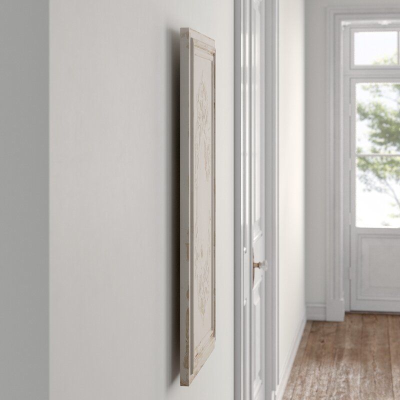 Rustic Distressed Floral Wall Decor thumbnail 3