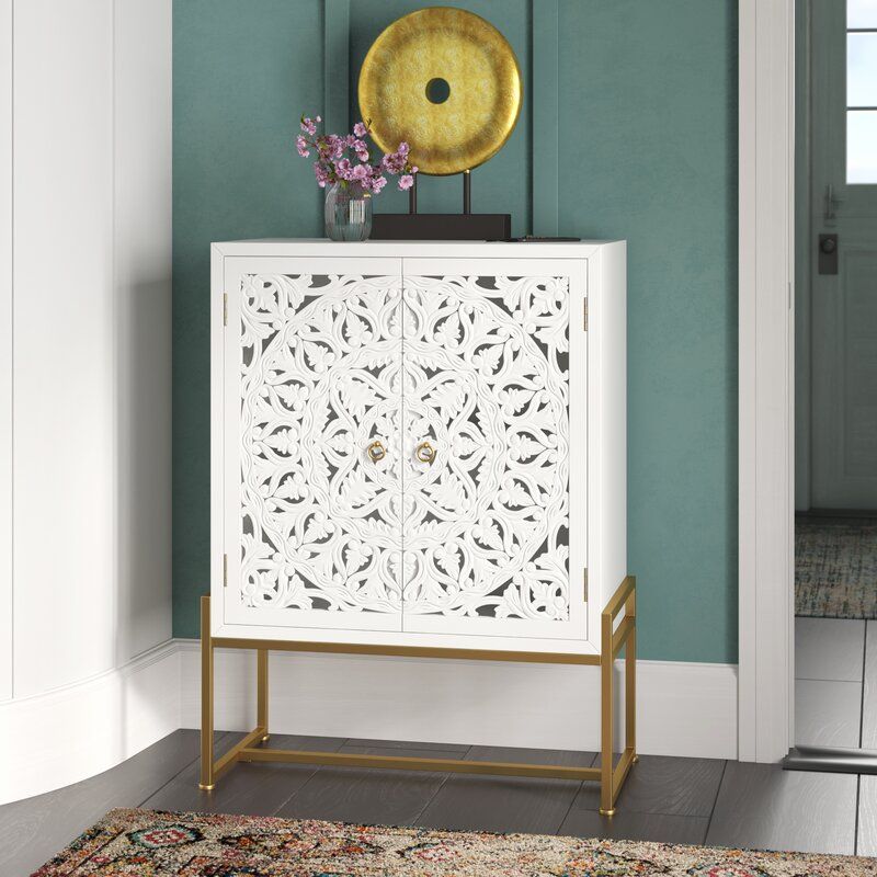 Springhill Traditional Carved Accent Cabinet thumbnail 2