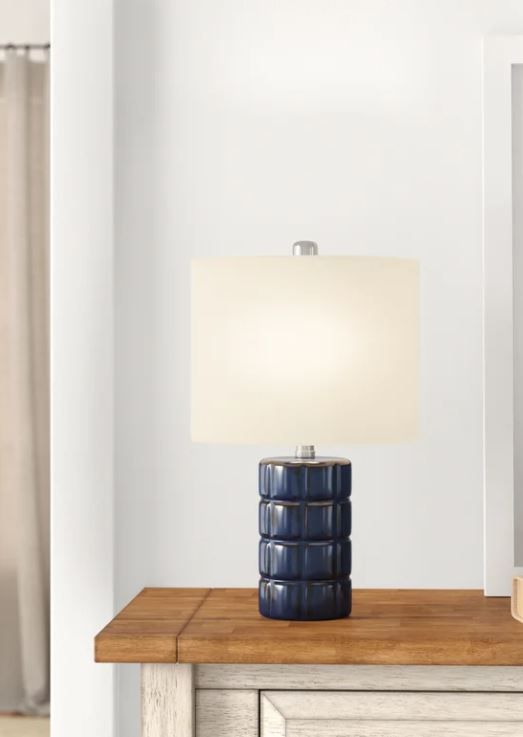 Lenard Dark Blue Table Lamp thumbnail 3