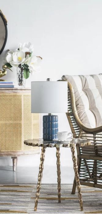 Lenard Dark Blue Table Lamp thumbnail 4