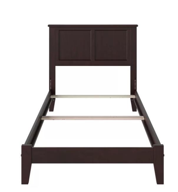 Brazoria Extra Long Solid Wood Panel Bed-Twin thumbnail 3