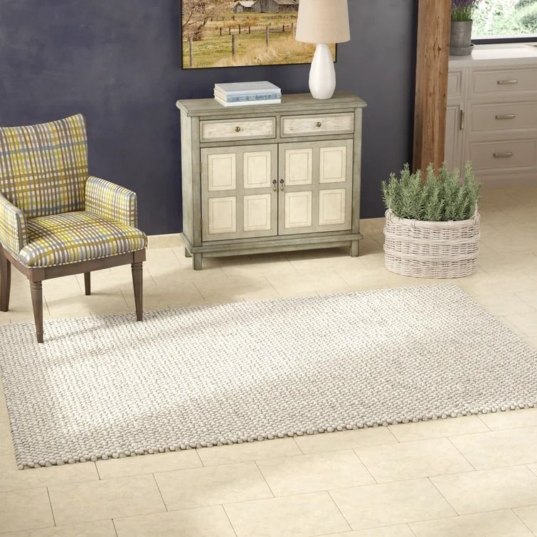 Carisbrooke Handwoven Cream Area Rug-8'x10' thumbnail 2