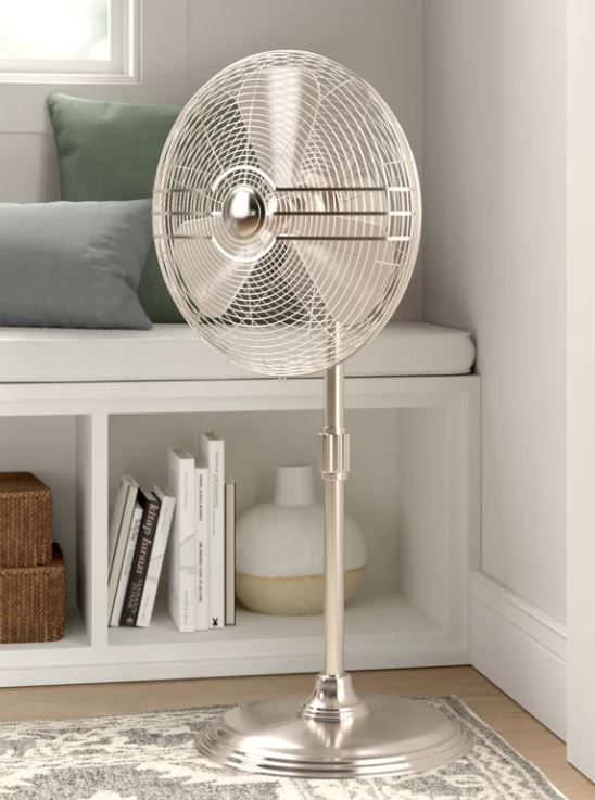 Hunter Home Comfort Retro Oscillating Pedestal Standing Fan thumbnail 2